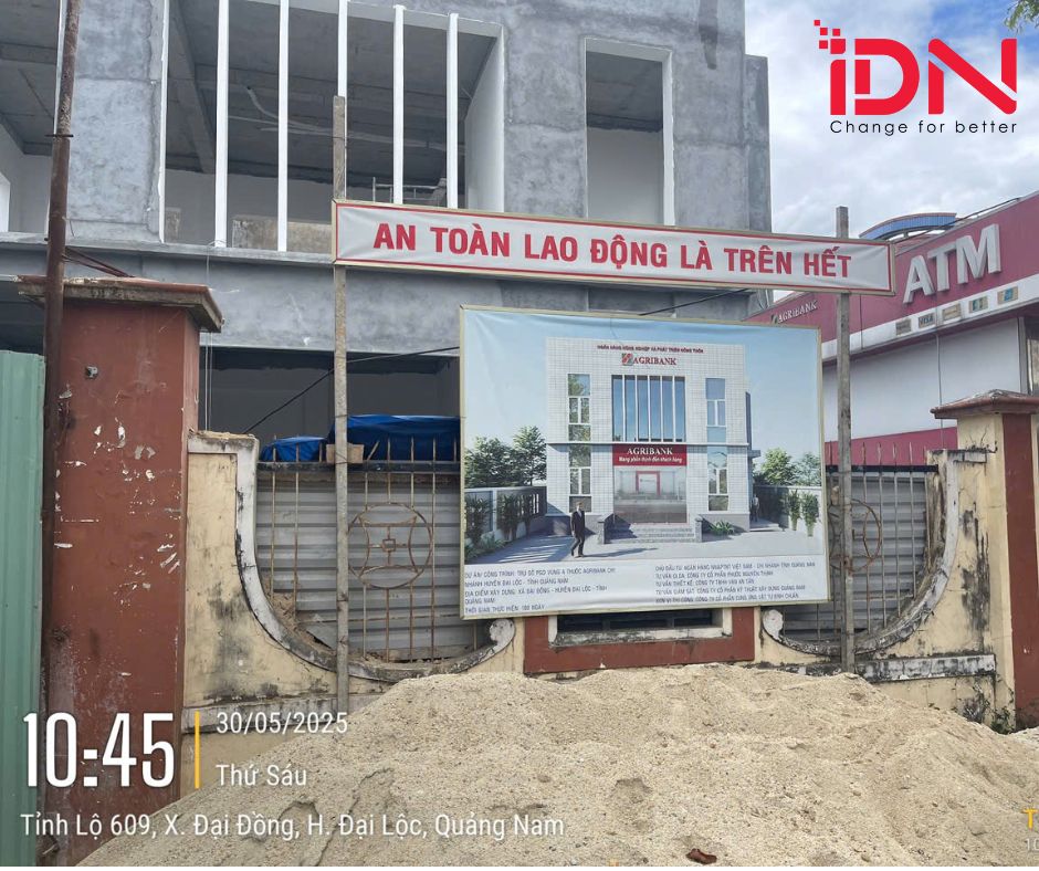 Vinh dự được Agribank Chi nhánh Đại Lộc lựa chọn là đơn vị thi công, IDN trúng thầu và triển khai Hệ thống Điện nhẹ (ELV)